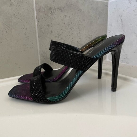 Nine West Black Heels Size 8.5 Women - Picture 13 of 13